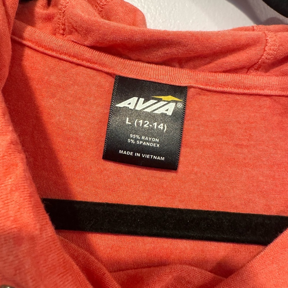 Orange Avia cowl hooded long sleeve sweatshirt‎ - Picture 2 of 3